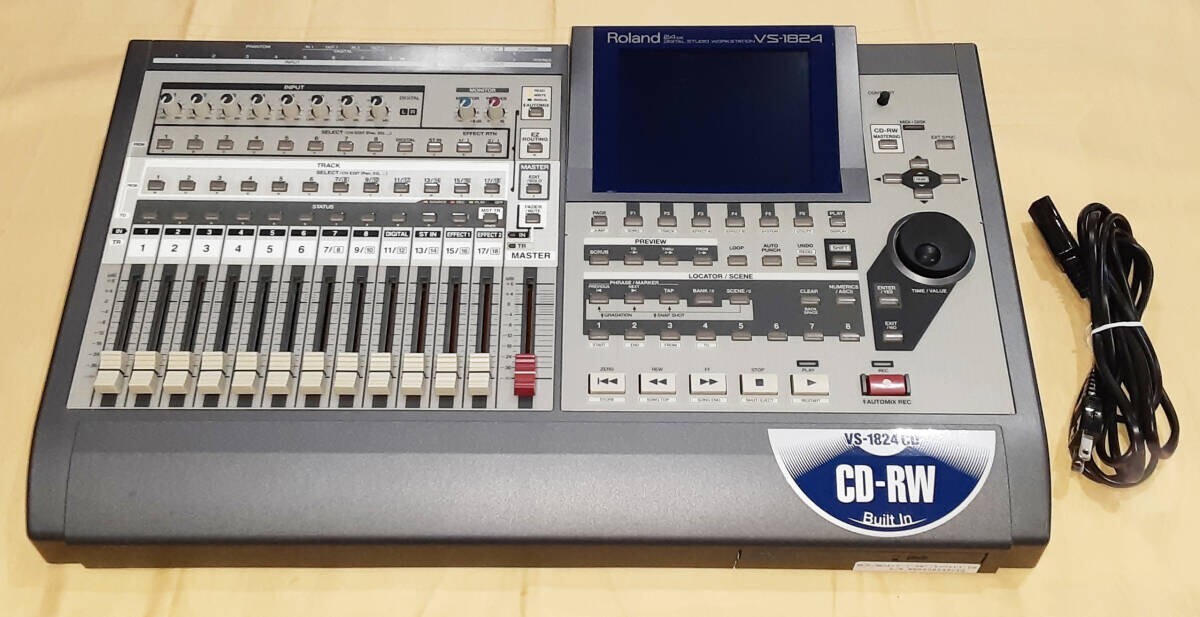 希少　ローランド　VS-1824CD マルチトラックレコーダー　廃盤 Roland VS-1824 CD Multi Track Digital Recorder Lightly Player | eBay