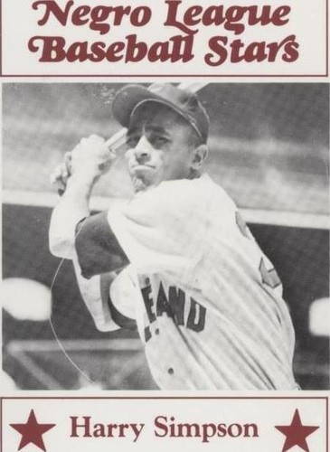 1986 Fritsch Negro League Baseball Stars - Harry Simpson #92