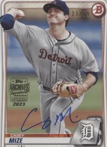 2023 Topps Archives Signature Series - Casey Mize #20B-BP-142