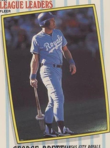 1987 Fleer Major League Leaders — Джордж Бретт No5