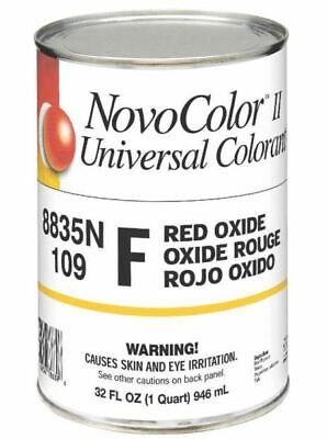 NovoColor II 8835N Universal Colorant, F Red Oxide, Quart