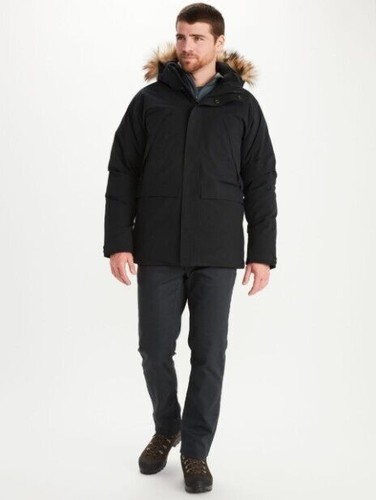 Pre-owned Marmot Men's Yukon Ii Parka Waterproof Down Insulated Snow Jacket Black 11290
