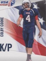 2012 Upper Deck USA Football Colby Cooke #11