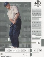 2002 SP Authentic - Retief Goosen #68SPA