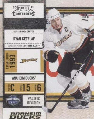 2010-11 Panini Playoff Contenders - Ryan Getzlaf #21