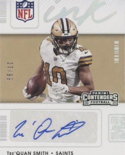 2021 Panini Contenders Tre'Quan Smith #INK-TQS