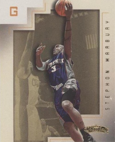 2001-02 Fleer Showcase - Stephon Marbury #22