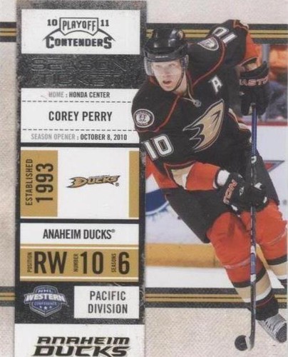 2010-11 Panini Playoff Contenders - Corey Perry #1