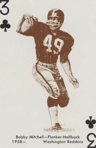 1963 Stancraft Playing Cards Bobby Mitchell #3C