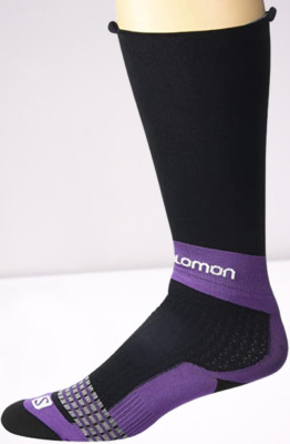 RUNNING Socks Salomon Standard Activewear Sports Small in BLACK Maverick Q168