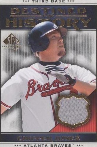 2009 SP Legendary Cuts - Chipper Jones #DHM-CJ
