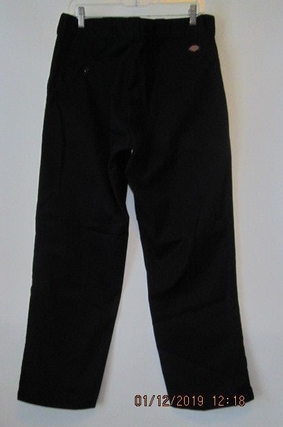 Men's  874 Original Fit Black Dickies Pants/ Size 36 X 30