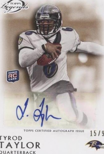2011 Topps Gridiron Legends Tyrod Taylor #RA-TTA