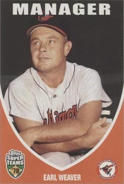 2002 Topps Super Teams - Earl Weaver #102