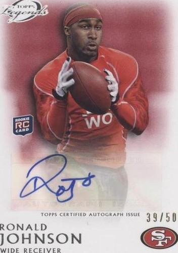 2011 Topps Gridiron Legends Ronald Johnson #RA-RJ