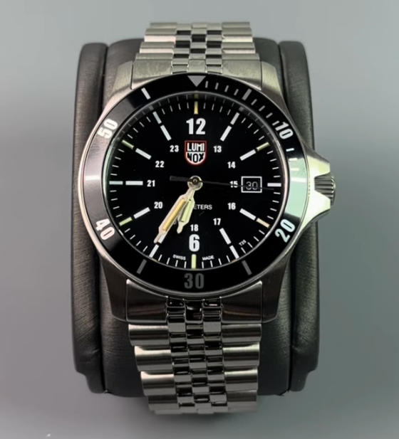 Pre-owned Luminox Sports Timer Sapphire Crystal Black Dial Men's Watch Xs.0911