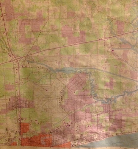 Mississippi Gulfport North 1994 original USGS Topographical chart