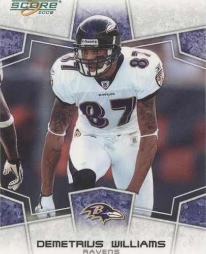 2008 Score Demetrius Williams #25