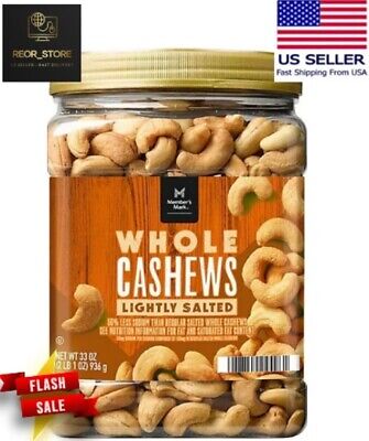 Member'S Mark Lightly Salted Whole Cashews (33 Oz.) FREE SHIPPING
