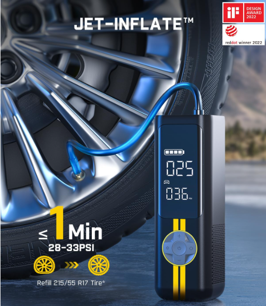 Fanttik X8 APEX EV Tire Inflator Portable Air Compressor