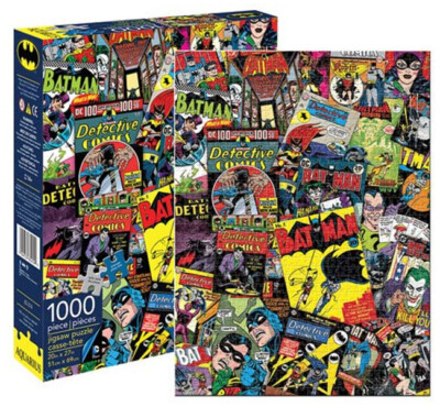 Batman Collage 1000 Pieces Puzzle DC Comics Dark Knight Bruce Wayne 20'' x 27''
