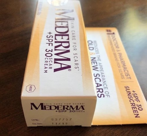 MEDERMA + SPF 30 Skin Care for Scars, Scar CREAM 0.70oz/ EXPIRATION 11-18