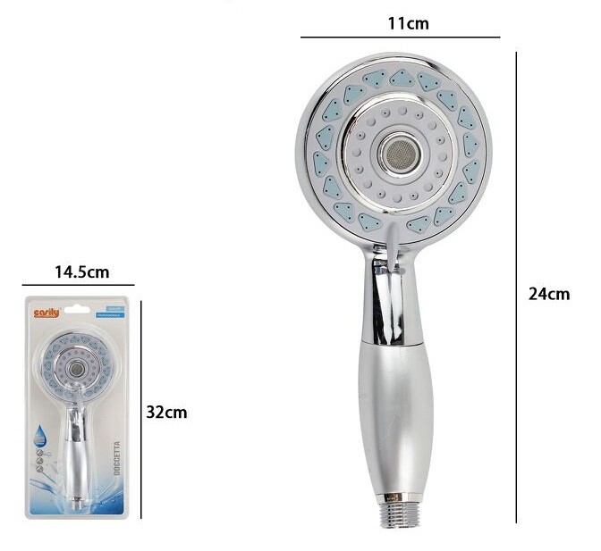 Bagno Doccetta Doccino Soffione Doccia Cornetta Moderno Multigetto 59218 dfh