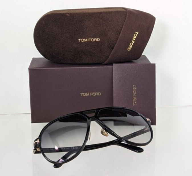 Pre-owned Tom Ford Brand Authentic  Sunglasses Ft Tf 1061 01b Bertrand - 02 Tf1061 64mm In Gray