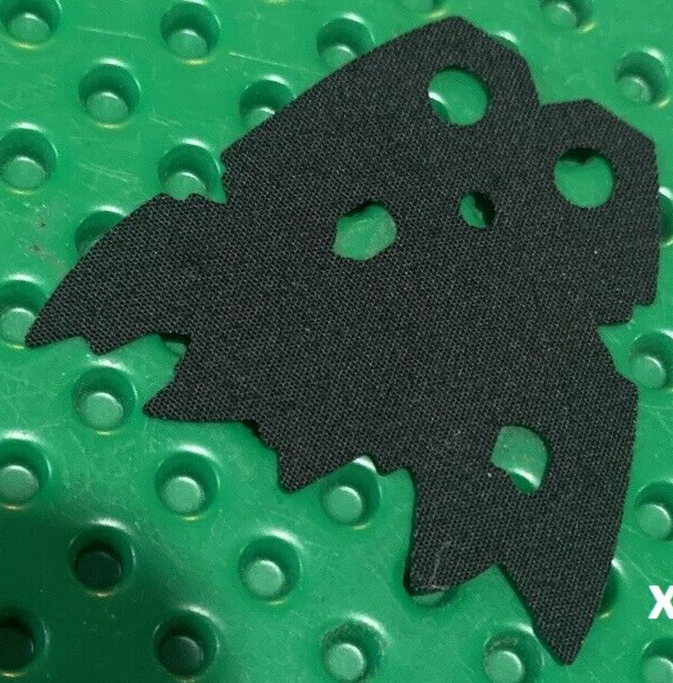LEGO Black Minifigure Cape Cloth Holes and Tattered Edges Dementor