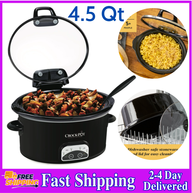 CrockPot 4.5 Quart Lift & Serve Programmable Slow