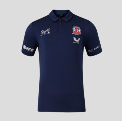 Sydney Roosters NRL 2024 Castore Media Polo Sizes S-6XL!