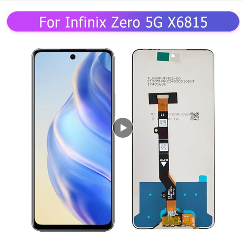 For Infinix Zero 5G X6815 X6815B LCD Display Touch Screen