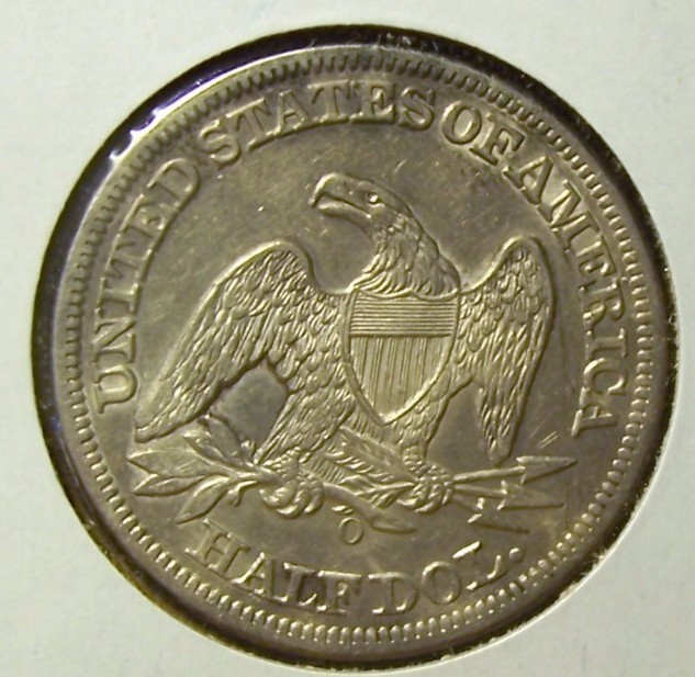 1859-O Seated Liberty Half Dollar - About Uncirculated (uncertified)