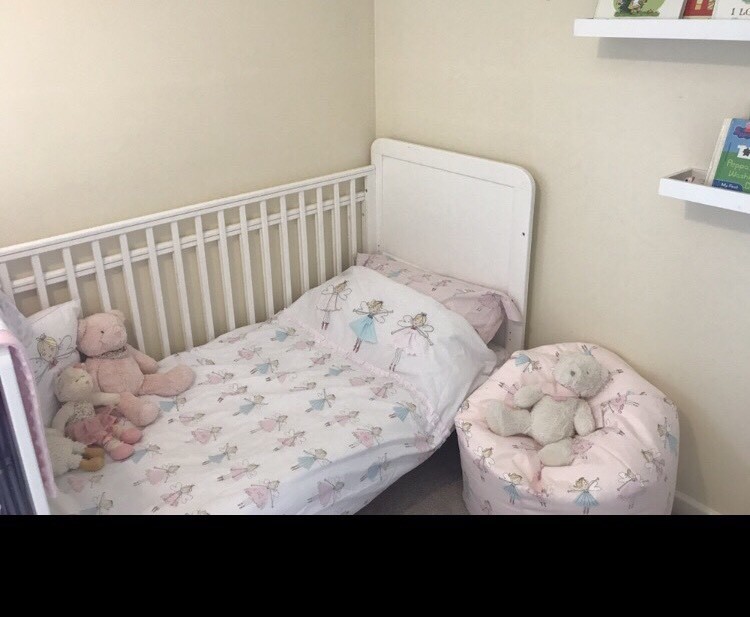John Lewis Alex Cot Bed & Mattress in Llantwit Major, Vale of Gumtree