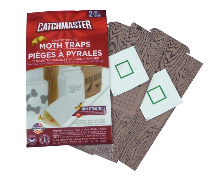 2 Traps Catchmaster Pantry Pest Moth Control Indian Meal Tobacco Mediterranean