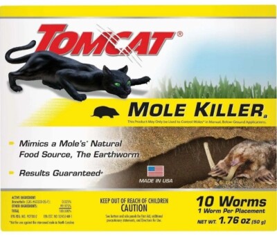 Tomcat Mole Killer, 10 Baits/pack 