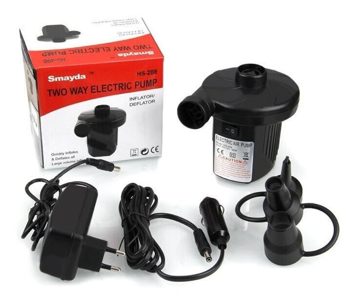 Pompa Aria Elettrica Gonfiatore Sgonfiatore 12v E 220v Casa Camper Auto val