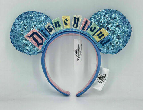 Disneyland Marquee Sign Headband 2021 Mickey Disney Parks Ears Happiest Place