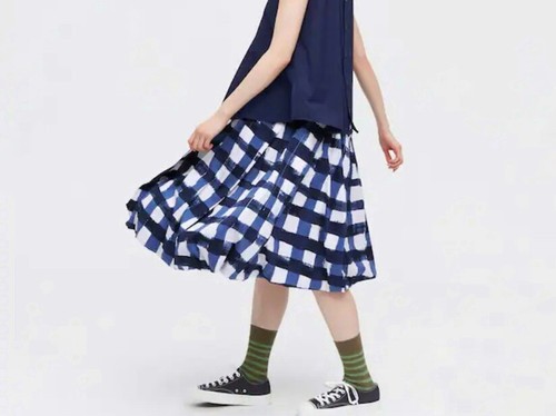 Uniqlo Marni Women Balloon Shape Skirt, Blue, Sold Out | eBay
