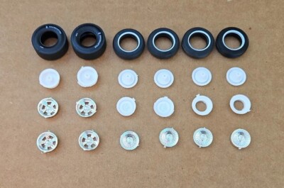 AMT 1/25 1965 CHEVELLE SURF WAGON WHEELS, LETTERED SLICKS, WHITEWALL TIRES