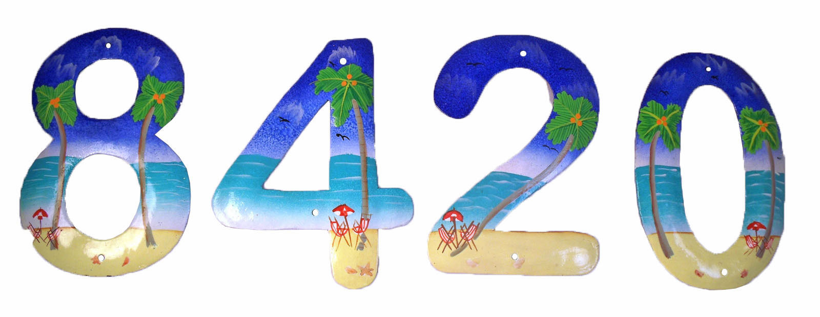 Number Home Décor Plaques & Signs