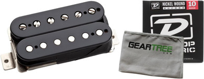 Sh1N '59 Model Electric Guitar Humbucker Pickup (Neck, Black) W/