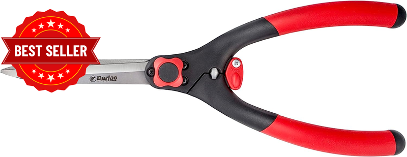 Classic Garden Shears, Lightweight Hedge Trimmers, Grass Snips with High Carbon