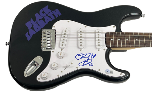 OZZY OSBOURNE BLACK SABBATH SIGNED FENDER STRATOCASTER