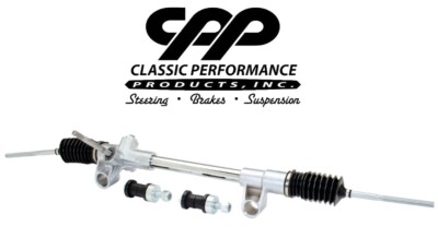 Chrome Mustang II 2 Manual Steering Rack and Pinion w/ Steering U Joint