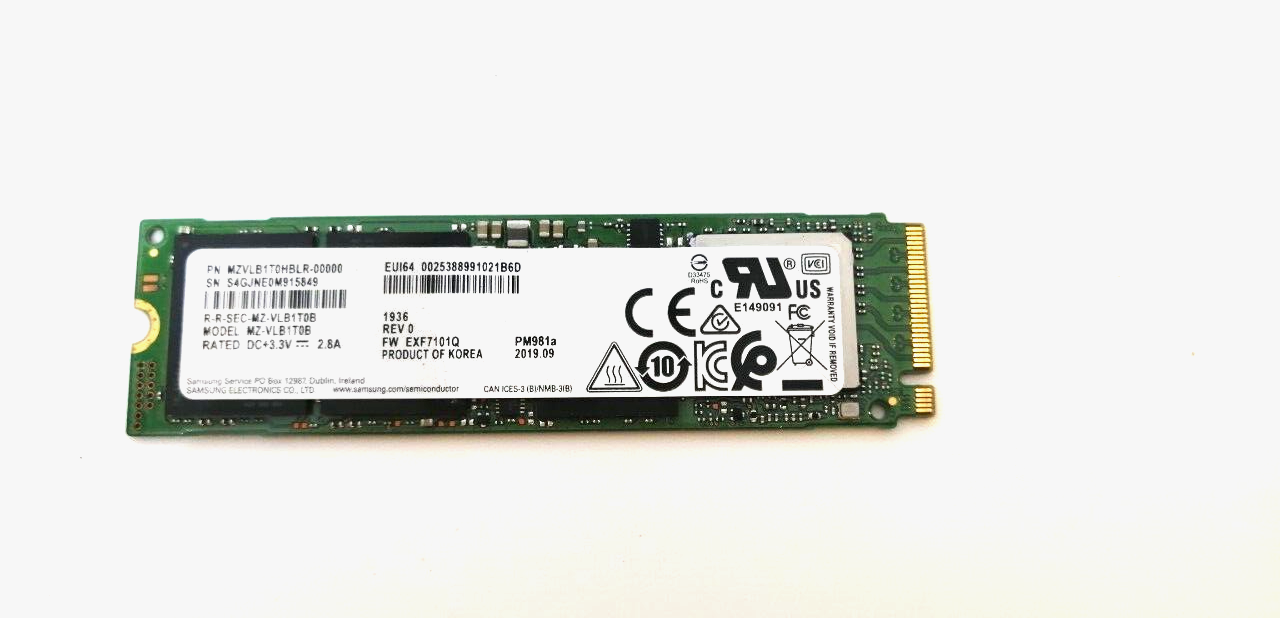SAMSUNG 内蔵型SSD MZVLB1T0HALR 1TB Samsung MZVLB1T0HALR - 1TB