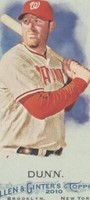 2010 Topps Allen & Ginter's - Adam Dunn #107