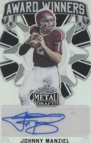 2022 Leaf Metal Draft Johnny Manziel #AW-JM2