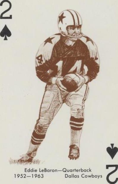 1963 Stancraft Playing Cards Eddie LeBaron #2S