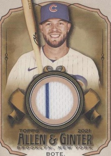 2021 Topps Allen & Ginter's - David Bote #AGA-DB